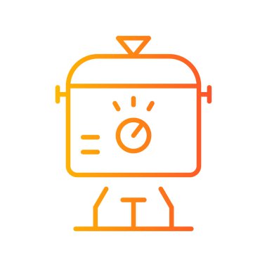 vector illustration of modern Slow Cooker icon