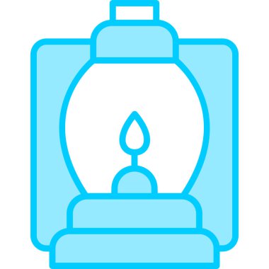 Fener modern simgesi, vektör illüstrasyonu