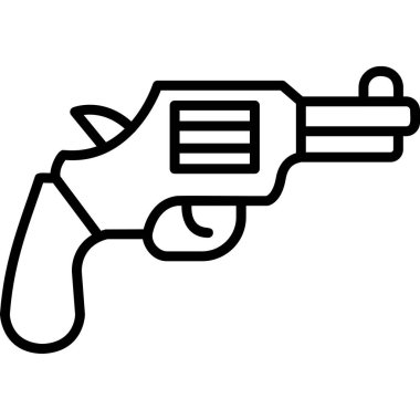 Silah. Web simgesi basit illüstrasyon