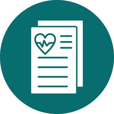 Belge simgesinin vektör illüstrasyonu