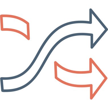 Web simgesini tazele, karıştır basit illüstrasyon