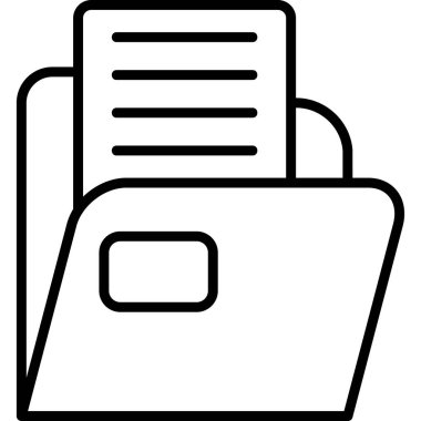 Dosya. Web simgesi basit illüstrasyon