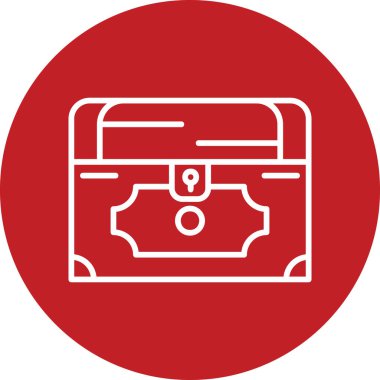 Para çantası simgesinin vektör illüstrasyonu