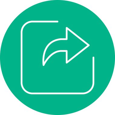 ok simgesinin vektör illüstrasyonu