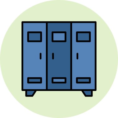 Çekmeceler simge vektör illüstrasyonu