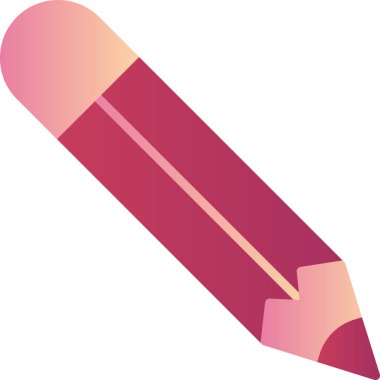 Kalem. Web simgesi basit illüstrasyon