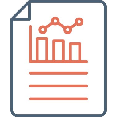 Bar Chart. web icon simple design