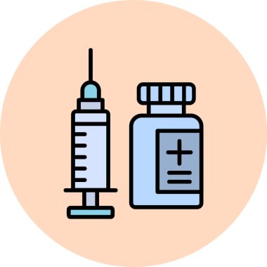 İlaç ve sağlık simgesinin vektör illüstrasyonu