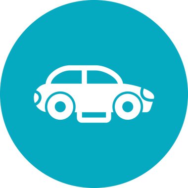 araba simgesi vektör illüstrasyonu