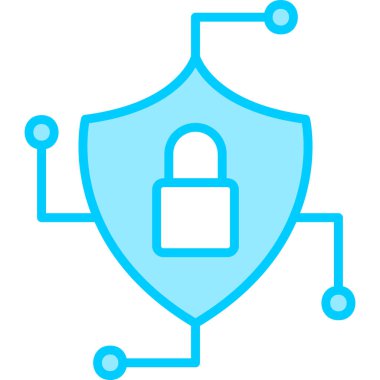 kalkan simgesi, vektör illüstrasyonu basit tasarım