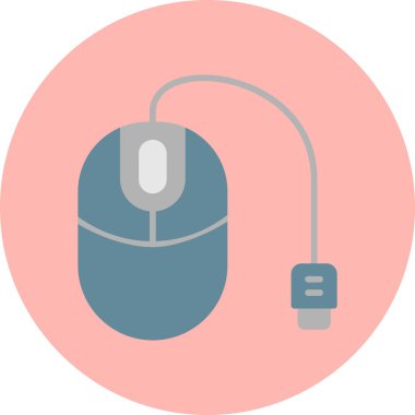 Bilgisayar fare web simgesi, vektör çizim