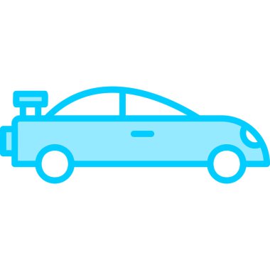 - Araba. Web simgesi basit illüstrasyon