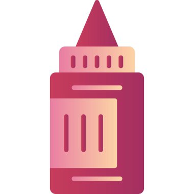 Ruj izi. Web simgesi basit illüstrasyon