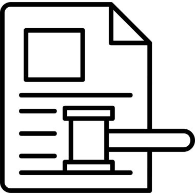 Dosya. Web simgesi basit tasarım