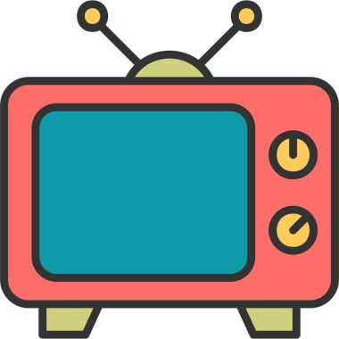 Television icon modern vector illustration