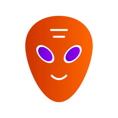 cartoon art illustration of ufo alien creature