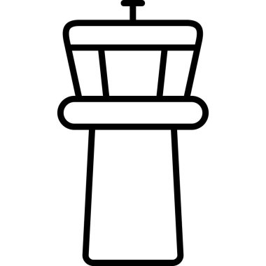 Mutfak. Web simgesi basit illüstrasyon
