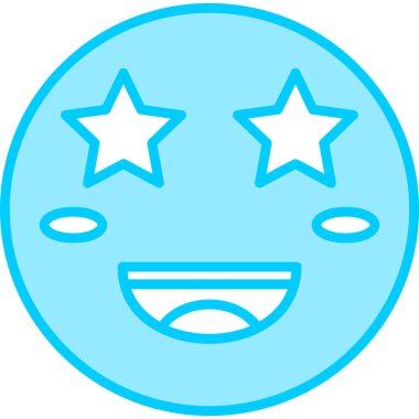 emoji. Web simgesi basit illüstrasyon