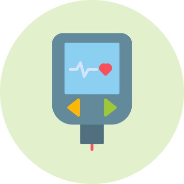 Modern sağlık simgesinin vektör illüstrasyonu