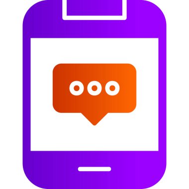 SMS simge vektör çizim