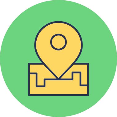 Yer tutucu. Web simgesi basit illüstrasyon