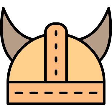 Miğfer. Web simgesi basit illüstrasyon 