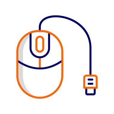 Bilgisayar fare web simgesi, vektör çizim