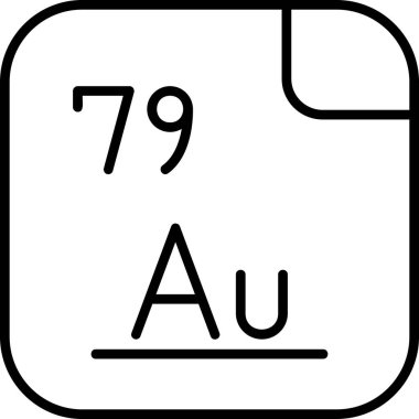 Kişisel ve ticari kullanım için altın Aurum simgesi