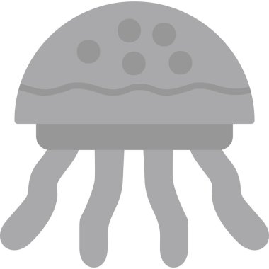 Mantar. Web simgesi basit illüstrasyon