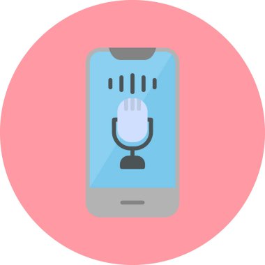 Ses Denetim Web simgesi basit illüstrasyon