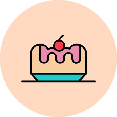 Süslü pasta ve tatlı hamur işi. 