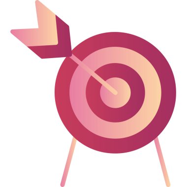 hedef simge vektör illüstrasyonu