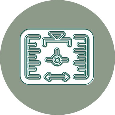 Hud modern simgesi, vektör illüstrasyonu