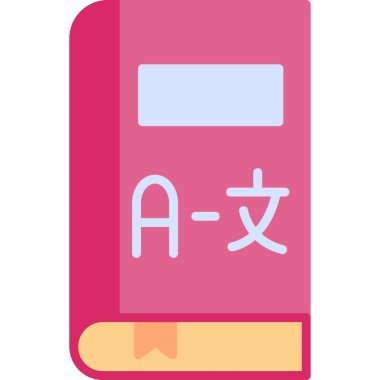 Kitap. Web simgesi basit illüstrasyon