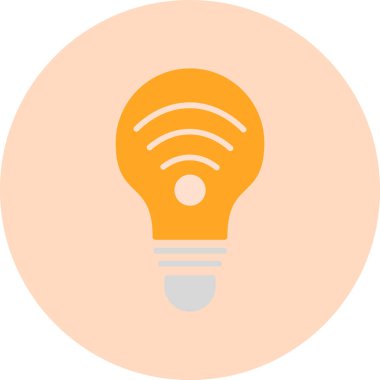 ampul simgesi vektör illüstrasyonu