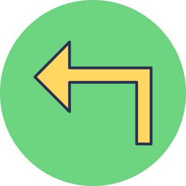 ok simgesi işaret vektör illüstrasyonu