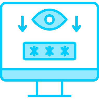 Bilgisayar. Web simgesi basit illüstrasyon 