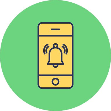 akıllı telefon simgesi vektör illüstrasyonu