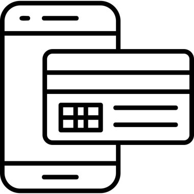 Mobil bankacılık. Basit resimleme