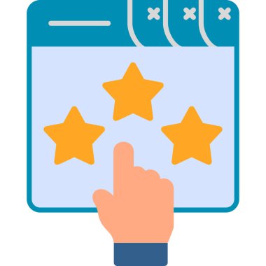 Modern simge sıralaması, vektör illüstrasyonu