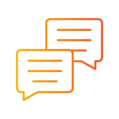 ileti ikonu vektör illüstrasyonu