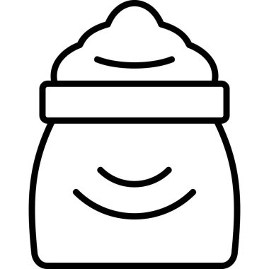 Tatlım. Web simgesi basit illüstrasyon