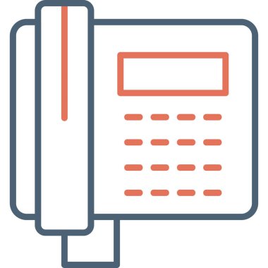 telefon simgesi vektör illüstrasyonu