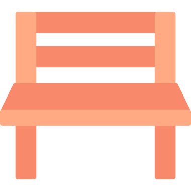 Masa. Web simgesi basit illüstrasyon