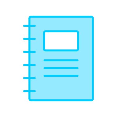 Not defteri web simgesi, vektör çizim