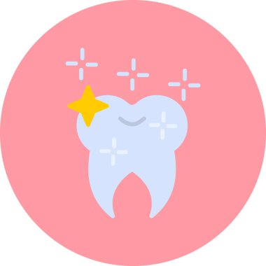 Diş. Web simgesi basit illüstrasyon