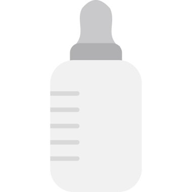 bebek besleme şişesi, grafik illüstrasyon  