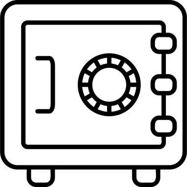 Güvendesin. Web simgesi basit illüstrasyon