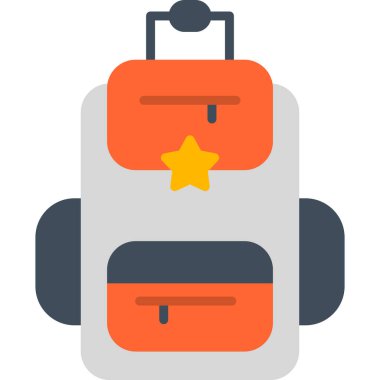 seyahat çantası. Basit resimleme