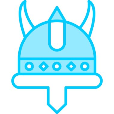 Kask simgesi vektör illüstrasyonu 